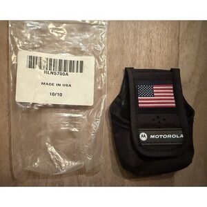 Motarola Pager Carry Case With Belt Loop, American Flag RLN5700A